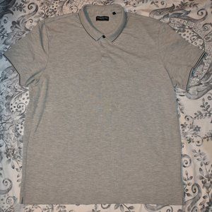 Men's Classic Gray Polo Shirt